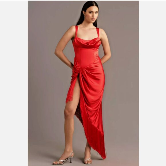 Brand New For Love & Lemons Anisa Asymmetrical Dress - Picture 8 of 16